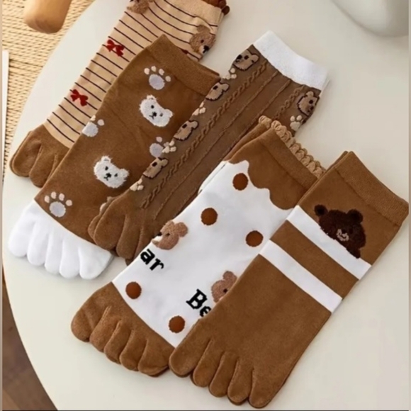 Toe Socks. 5 pairs. - Picture 1 of 2